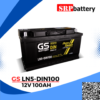 แบตเตอรี่รถยนต์ GS LN5-DIN100 12V100AH