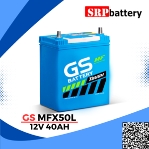 แบตเตอรี่รถยนต์ GS MFX50L 12V40AH