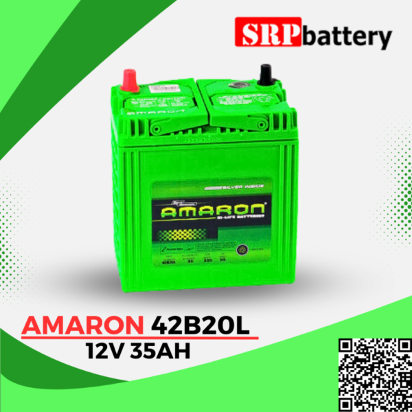 แบตเตอรี่ อมารอน Amaron 42B20L (35แอมป์)