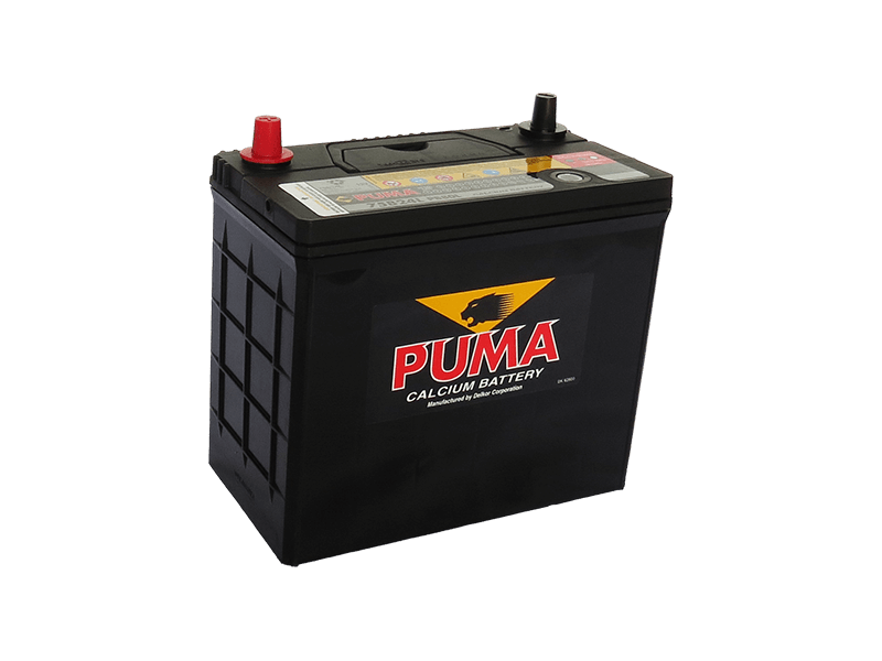 แบตเตอรี่รถยนต์ PUMA 75B24L 12V58Ah แบตเตอรี่รถยนต์ PUMA 75B24L 12V58Ah