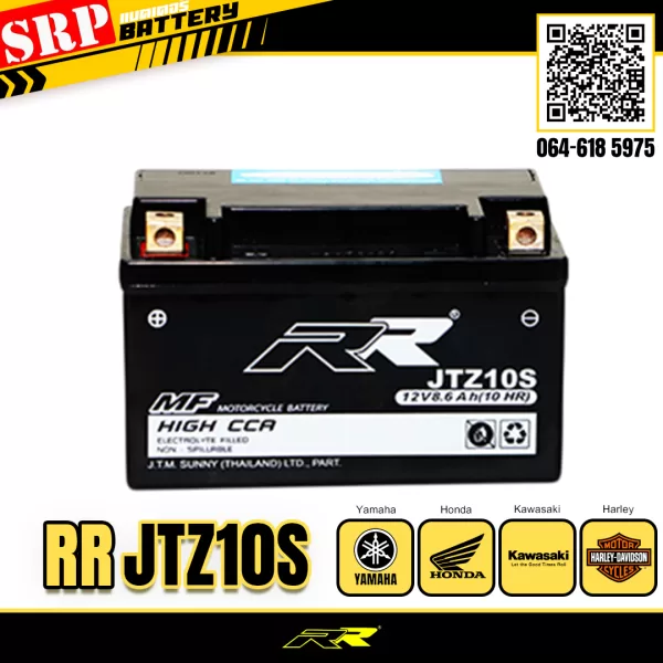 แบตเตอรี่ RR JTZ10S แบตเตอรี่ RR JTZ10S