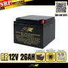 แบตเตอรี่UPS สำรองไฟ 12V26Ah RR แบตเตอรี่UPS สำรองไฟ 12V26Ah RR