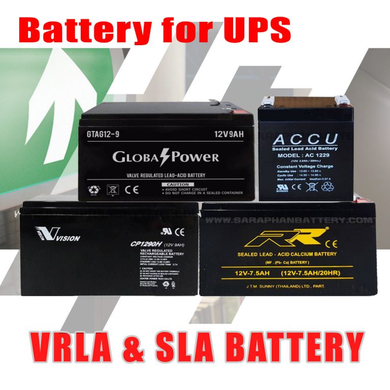 แบตเตอรี่สำหรับ UPS เครื่องสำรองไฟ VRLA SLA Battery