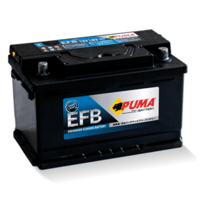 แบตเตอรี่รถยนต์ PUMA  EFB LN3 12V75Ah