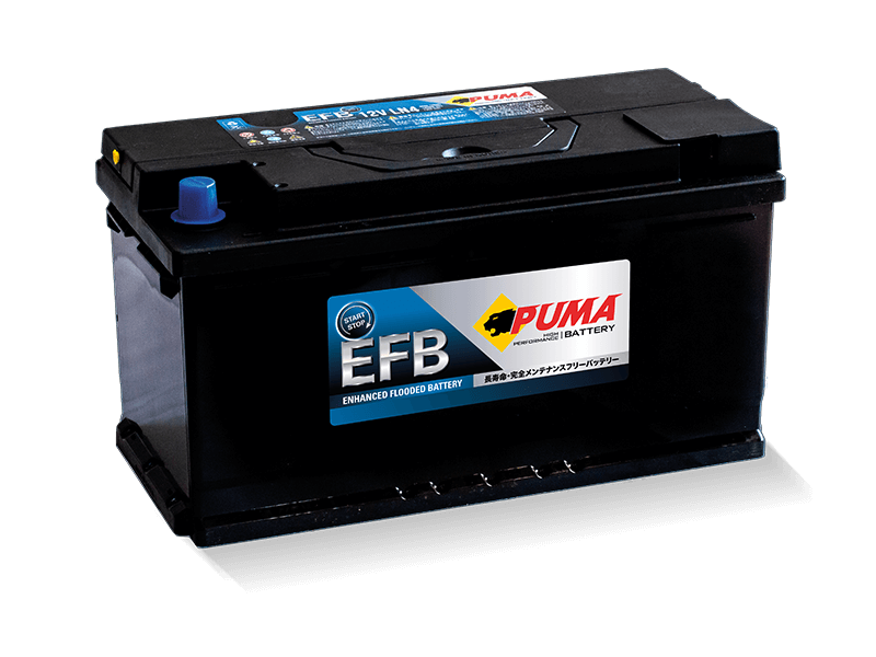 แบตเตอรี่รถยนต์ PUMA  EFB LN4 12V86Ah แบตเตอรี่รถยนต์ PUMA  EFB LN4 12V86Ah