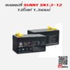 แบตเตอรี่สำรองไฟ UPS Sunny SN 12-1.3_4