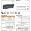 สเปคแบตเตอรี่UPS เครื่องสำรองไฟ OUTDO OT2.2-12 12V 2.2AH