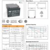 สเปคขนาดแบตเตอรี่ups เครื่องสำรองไฟ Outdo 12V 28Ah