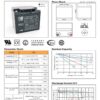 สเปคแบตเตอรี่ups เครื่องสำรองไฟ Outdo 12V 40Ah