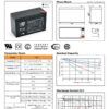 สเปคแบตเตอรี่UPS สำรองไฟ Outdo 12V 7Ah