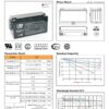 สเปคแบตเตอรี่ UPS เครื่องสำรองไฟ OUTDO 12V 150Ah