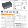 สเปคแบตเตอรี่ UPS เครื่องสำรองไฟ OUTDO 12V 250Ah