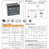 สเปคแบตเตอรี่ UPS เครื่องสำรองไฟ OUTDO 12V 75Ah