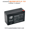 แบตเตอรี่UPS เครื่องสำรองไฟ OUTDO OT7.2-12 12V 7.2AH