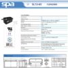 แบตเตอรี่สำรองไฟUPS SPA SL12 65 (12V 65AH)