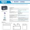 แบตเตอรี่สำรองไฟUPS SPA SL12 9 (12V 9AH)