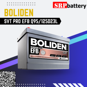 แบตเตอรี่ BOLIDEN SVT PRO EFB Q95/125D23L