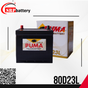 แบตเตอรี่รถยนต์ PUMA 80D23L 12V68Ah