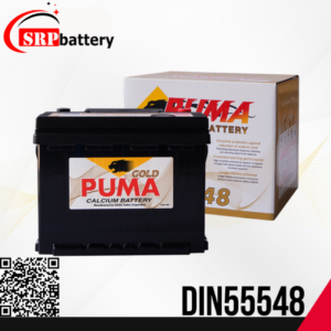 แบตเตอรี่รถยนต์ PUMA DIN55548 (DIN55) 12V55Ah