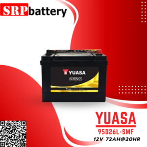 แบตเตอรี่รถยนต์ YUASA 95D26L-SMF