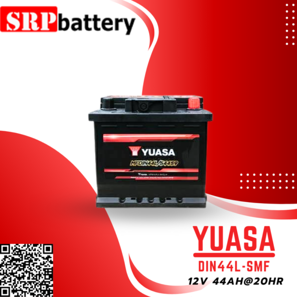 แบตเตอรี่รถยนต์ YUASA DIN44L-SMF