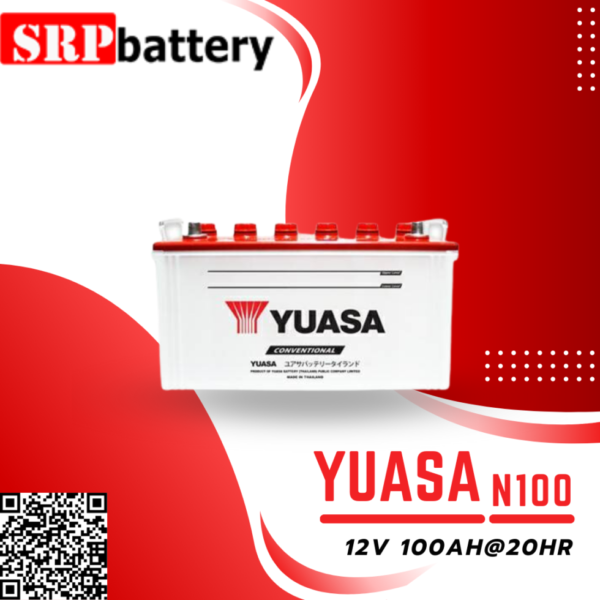 แบตเตอรี่รถยนต์ YUASA N100