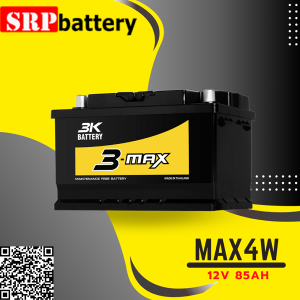 แบตเตอรี่รถยนต์ 3K MAX4W