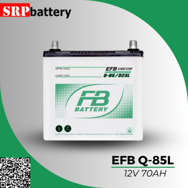 แบตเตอรี่รถยนต์ FB EFB Q-85L