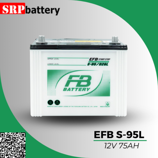 แบตเตอรี่รถยนต์ FB EFB S-95L