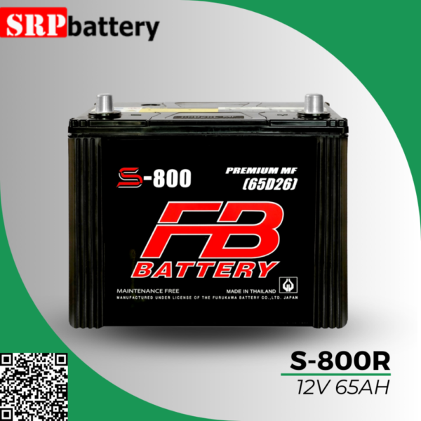 แบตเตอรี่รถยนต์ FB S-800R