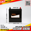 แบตเตอรี่ Delkor Calcium 42B20L (12V 38Ah)