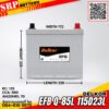 แบตเตอรี่ Delkor EFB Q-85L 115D23L (12V 70Ah)