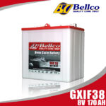 แบตเตอรี่ Bellco GXIF38 8V 170AH (8โวลท์ 170แอมป์) GXIF 8V 170AH