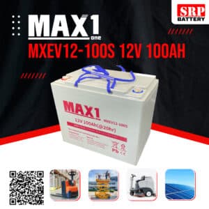 MAX1 MXEV12-100S 12V 100AH (Motive Deep Cycle) MAX1 MXEV12-100S 12V 100AH (Motive Deep Cycle)