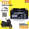 YUASA YTZ10 แบตเตอรี่มอเตอร์ไซค์ (12V 8.6Ah)