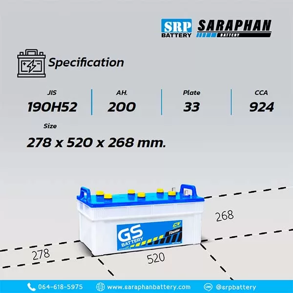 gs-n200-battery-terminals-top-view ขั้วแบตเตอรี่ GS N200 และฝาเติมน้ำกลั่น