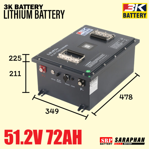 3K lithium battery 51.2V