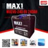 MAX1 MXEV6-240 (T125) 6V 240AH (Deep Cycle Premium Battery) MAX1 MXEV6-240 (T125) 6V 240AH (Deep Cycle Premium Battery)