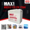 MAX1 MXEV12-175 (12V 175Ah) Deep Cycle Premium Battery MAX1 MXEV12-175 (12V 175Ah) Deep Cycle Premium Battery