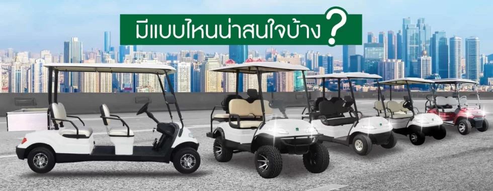 แบตเตอรี่รถกอล์ฟหลากหลายรุ่น