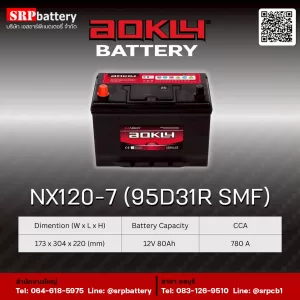 AOKLY-Battery-NX120-7-95D31R-SMF