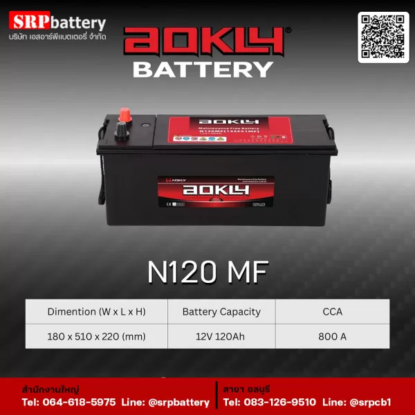 AOKLY Battery-n120mf