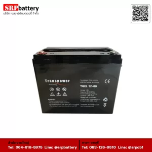 แบตเตอรี่ Hybrid Gel Deep Cycle Battery (TGEL12-80) 12V80AH