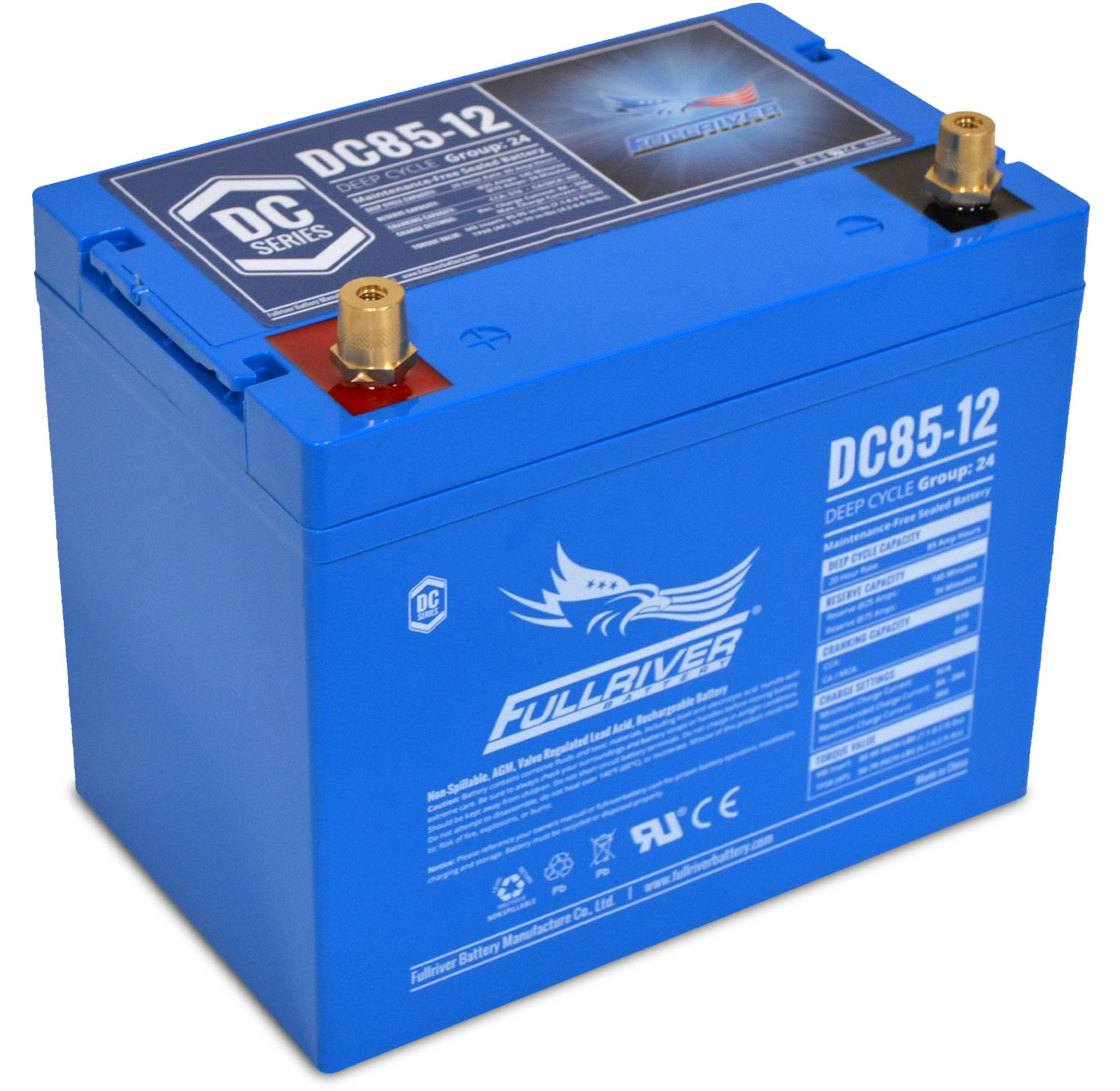 แบตเตอรี่ Fullriver DC85-12 (12V 85Ah) updated on 2026 แบตเตอรี่ Fullriver DC85-12 12V 85Ah