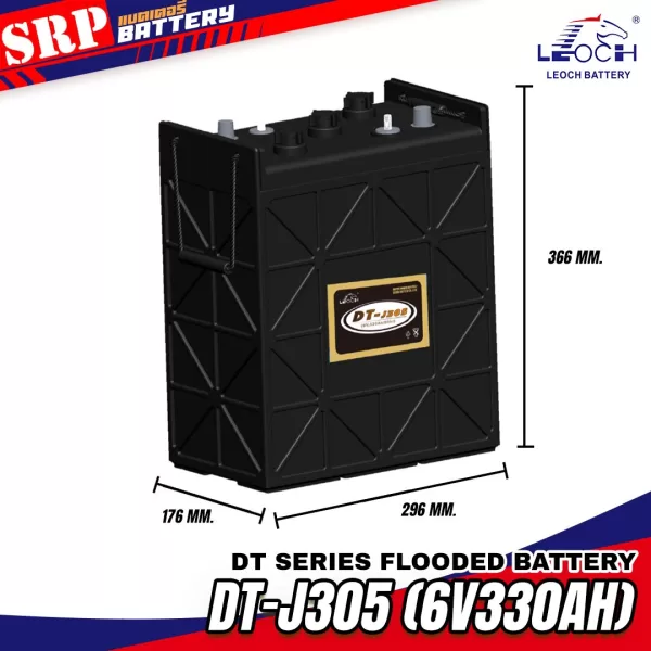 แบตเตอรี่ LEOCH DT-J305 (6V 330Ah)