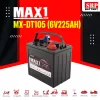 MX-DT105 (6V225Ah)2 แบตเตอรี่ MAX1 MX-DT105 (6V225Ah) ชนิดน้ำ